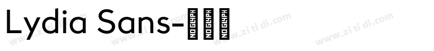 Lydia Sans字体转换